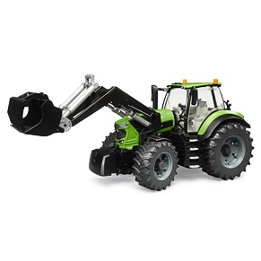 Deutz-Fahr 8280 TTV homlokrakodóval - Bruder 3161