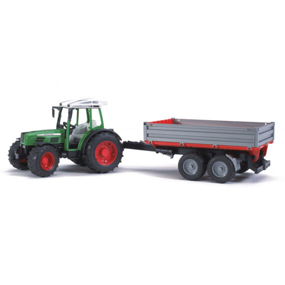 Traktor - Fendt Farmer 209 S, billenthető pótkocsival - Bruder 2104